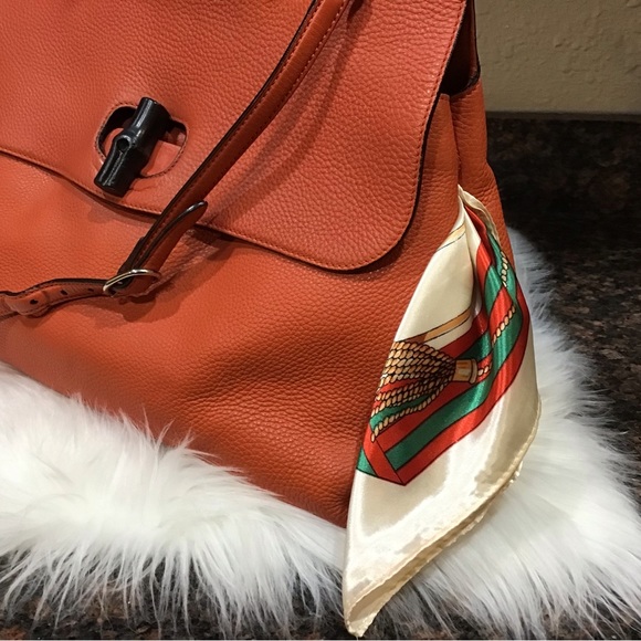 🟠🔴Gucci Bamboo Daily Top Handle Shoulder Bag🟠🔴 - Picture 2 of 16